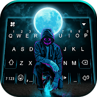 Maskman Parallax Keyboard Background
