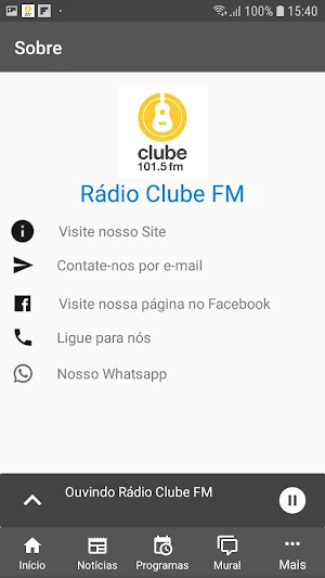 Clube FM - 101.5 Screenshot 3
