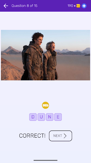 Guess the Movie — Quiz Game Screenshot 1