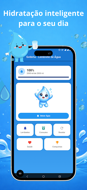 Gotinha -Lembrete de Água Screenshot 0