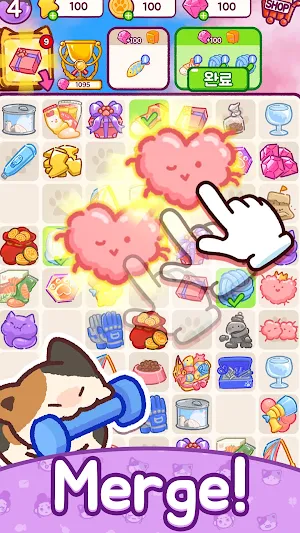 Meow Meow Foster: Merge&Story Screenshot 1