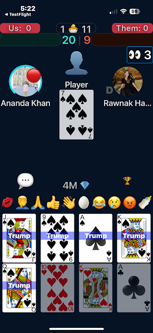 29 Card Game online Screenshot 1