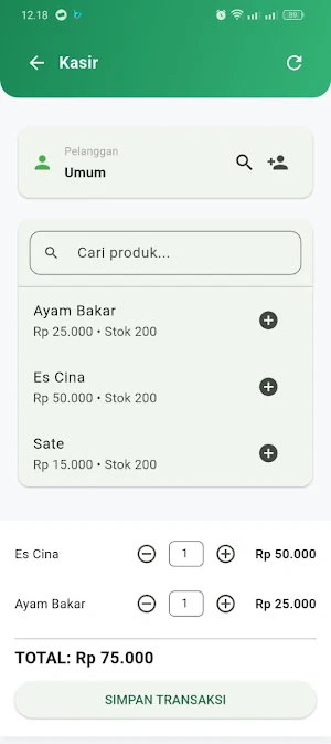 Kasiera POS  - Kasir Offline Screenshot 3