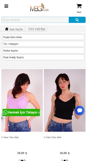 MBG Butik Screenshot 2