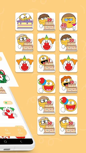 Celebration Emoji  Stickers Screenshot 2