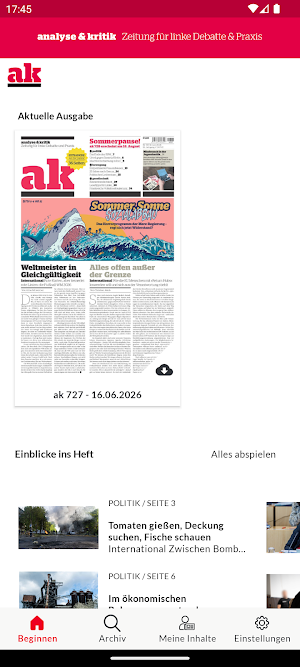 analyse & kritik Screenshot 0