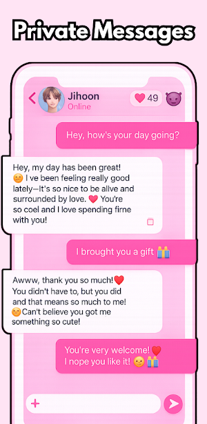 Kpop Idol Chat: AI Roleplay Screenshot 2