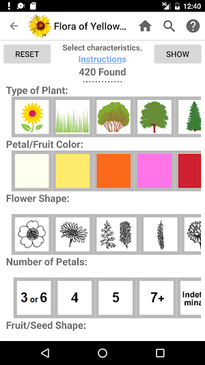 Flora of Yellowstone Screenshot 1