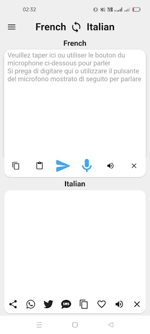 French To Italian Translator Screenshot 0