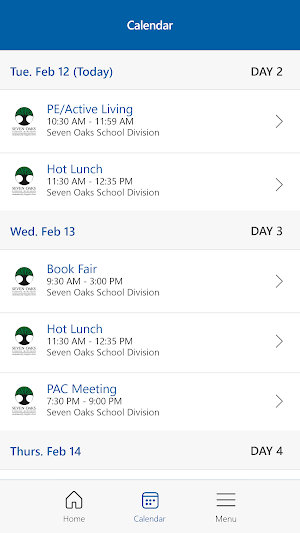 Seven Oaks School Division Screenshot 3