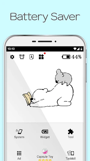 Battery Saver Shirokuma-Days Screenshot 0