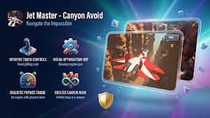 Jet Master - Canyon Avoid Screenshot 3