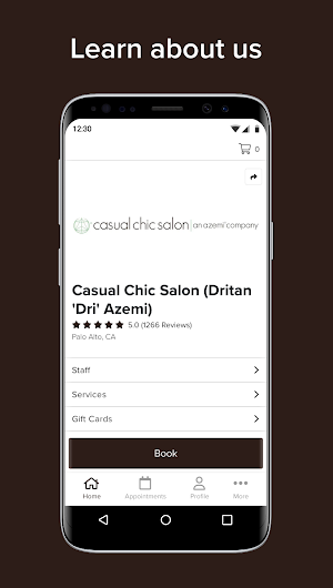 Casual Chic Salon Screenshot 1
