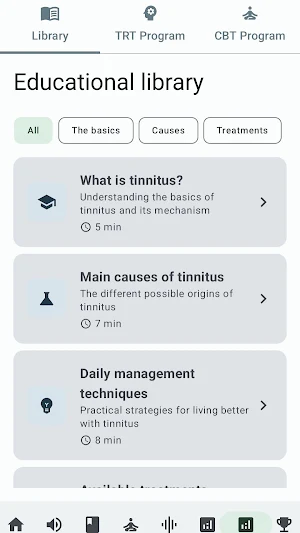 Tinnitus Relief: Sound Therapy Screenshot 2