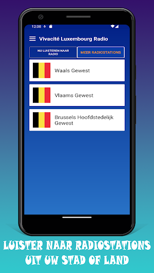 Vivacité Radio Luxembourg App Screenshot 2