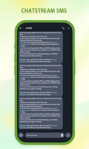 ChatStream SMS Screenshot 1