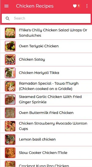 1200+ Chicken Recipes Screenshot 0