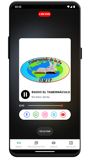 Radio El Tabernáculo de La Fe Screenshot 2