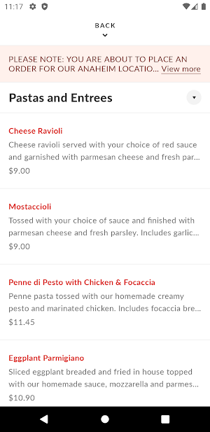 Cortina's Italian Market Screenshot 2
