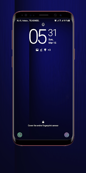 Dark Blue Wallpaper Screenshot 0
