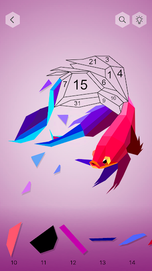 Poly Color - Coloring Puzzle Screenshot 0