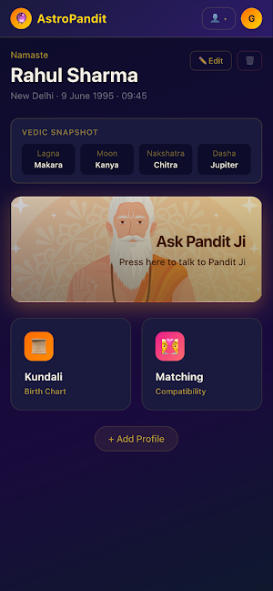 AstroPandit: Talk to Pandit Ji Screenshot 0