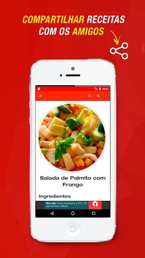 Receitas de Saladas Fitness Screenshot 0
