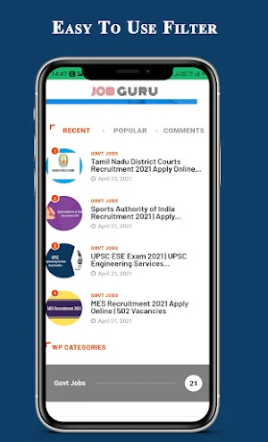 Job Guru-Online Free Job Alert Screenshot 2