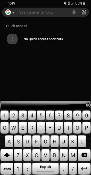 Keyboard Theme Gloss White Screenshot 1