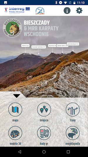 Bieszczady i MRB Karpaty Wschodnie Screenshot 0