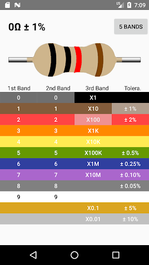 Resistor Value Calculator Screenshot 1
