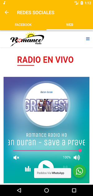 Romance Radio Screenshot 3
