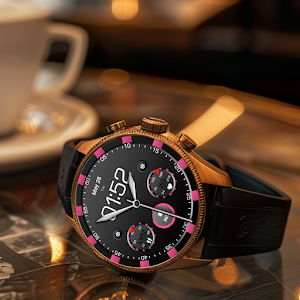 Key WF25 Futuristic Watch Face Screenshot 3