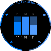 Day Progress Modern Watch Face