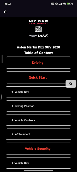 Aston Martin Dbx Manual & Logs Screenshot 3