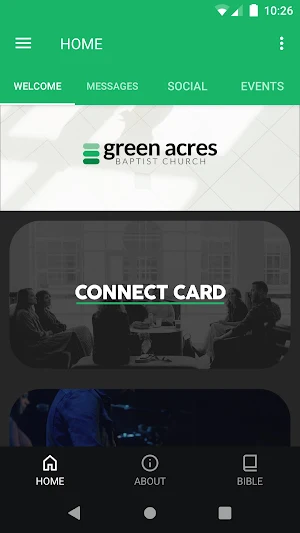 Green Acres Baptist Church App Screenshot 0