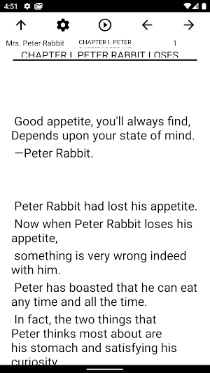 Book, Mrs. Peter Rabbit Screenshot 1