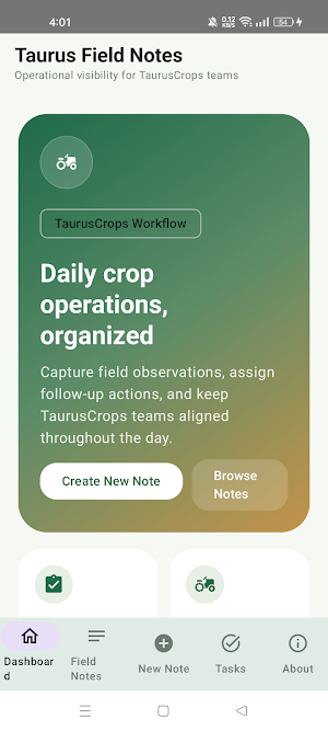 Taurus Field Notes Screenshot 0