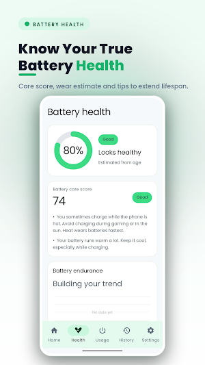 Battery Health Percentage Screenshot 1
