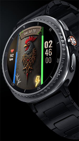 A094 The Rooster Watch Face Screenshot 1