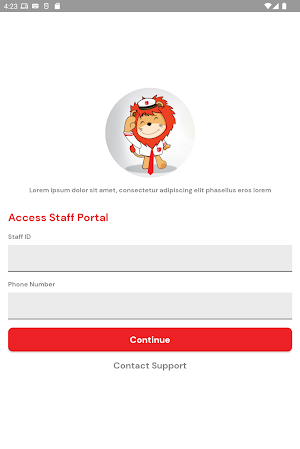 Lion Group Staff Portal Screenshot 3
