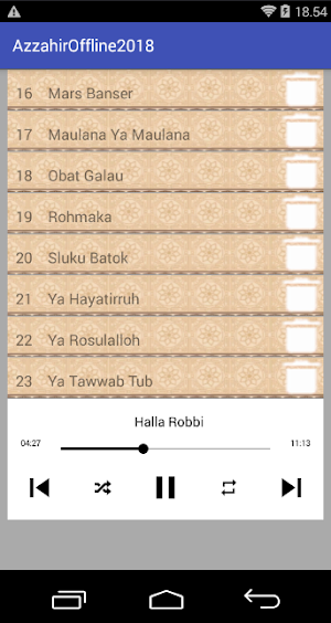 AzzahirOfflineMp3 Screenshot 1