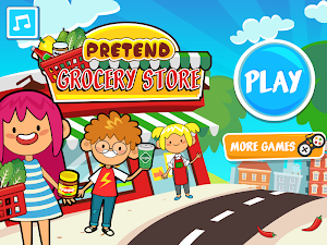 My Pretend Grocery Store - Supermarket Learning Screenshot 0