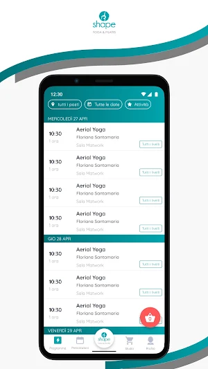ShapeYogaePilates Screenshot 1