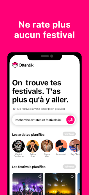 Ottentik:Festival Finder Screenshot 0
