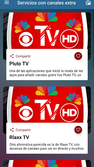 Canales TV Online - En HD Guía Screenshot 2