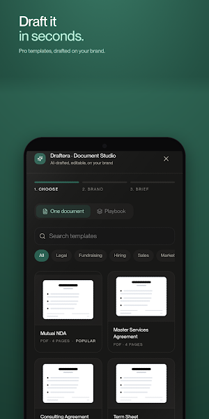 Draftera: AI Document Vault Screenshot 1