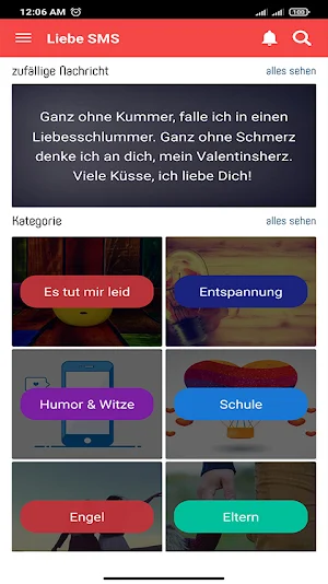 schön ich liebe dich SMS 2022 Screenshot 0
