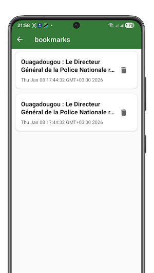 Actualités Burkina Faso Screenshot 2