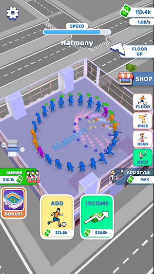 Stickman Soccer Juggle Merge Screenshot 0